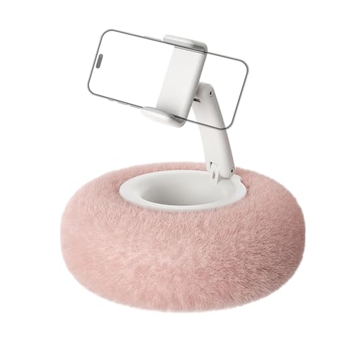 Soporte de cojín para teléfono móvil y tableta plegable para sujetar pantallas sin manos