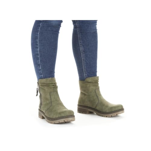 Rieker Damen Stiefel Y7461-55 grün Gr. 39