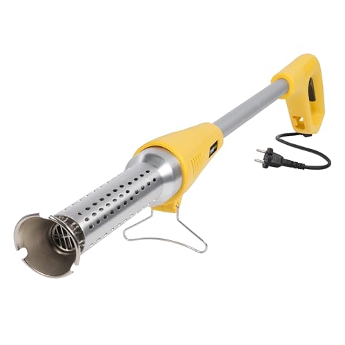 POWER plus elektrischer Unkrautstecher POWXG6601 - mit Hitze Unkrautentferner 2000W, 115 cm lang und 650° C heißer Unkrautstecher, Gartengeräte zur Unkrautvernichtung