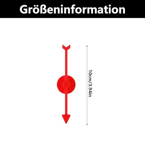 20 Stück Pfeil Spiel Zeiger Spinner, Brettspiel Spinner, Kunststoff Pfeil Spinner, Pfeil Spinner Wahrscheinlichkeit Spinners, für Schule, Brettspiel (5 Farben)