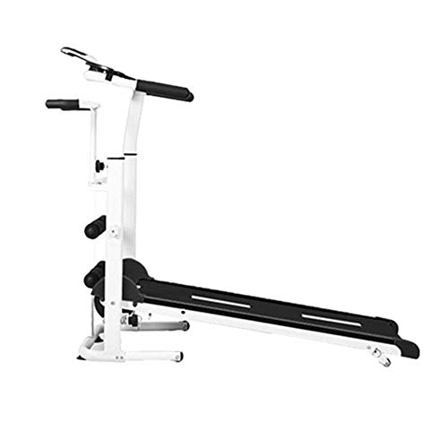 Image of Treadmill Mini Simple Folding Ultra-Quiet Home Multi-Function Walking Machine Gym Body Equipment Running Machine (Black 100x50x90cm)
