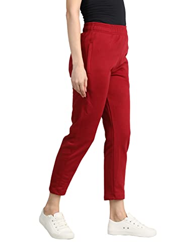 Image of CHKOKKO Women High Rise Gym Wear Sports Fitness Relaxed Track Pant