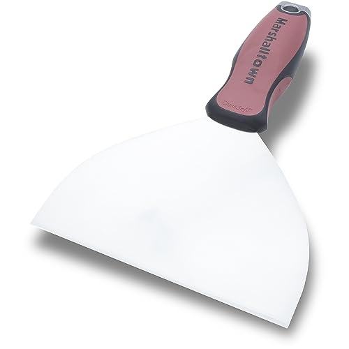 MARSHALLTOWN DuraSoft Handle Putty & Joint Knives, 152mm Length, Flex Joint Knife, Flex Handle w/Empact End, High Carbon Steel Material, JK886D