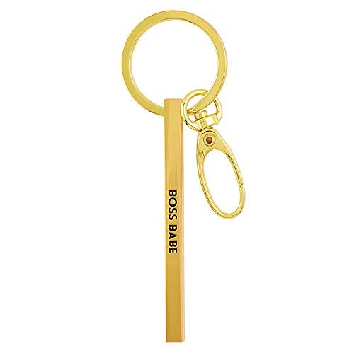Stamped Bar Keychain - Boss Babe (Pack of 1)