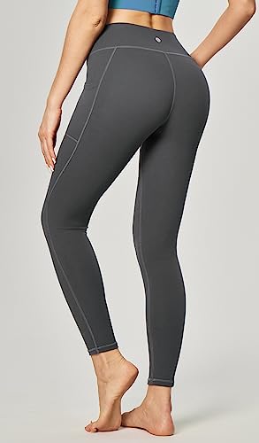 Image of Heathyoga Yoga Pants with Pockets Extra Soft Leggings with Pockets for Women Non See-Through High Waist Workout Leggings