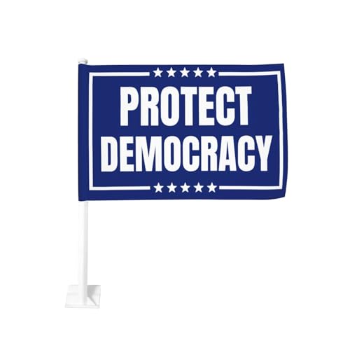 Protect Democracy flags Save Democracy Democrats Vote Blue 12 * 18 Car Flag Double-Sided Banner No Flagpole