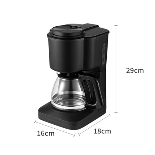Fenteer Kaffeemaschine Automatische Brew Coffee Pot Wasserspiegel Indikator Kaffee -Tee -Maschinen Kaffee Tropfmaschine für Latte Cafe Office – Bild 3