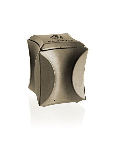 Candellana Candles Candlefort Concrete Candle-Modern II-Golden Brown, Scent: for Him