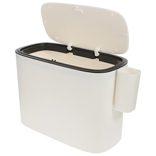 Bote de Basura Portátil Cabilock Blanco Rectangular