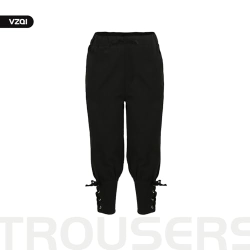 Pantalones Renacentistas Niños Negro Talla M miniatura 2