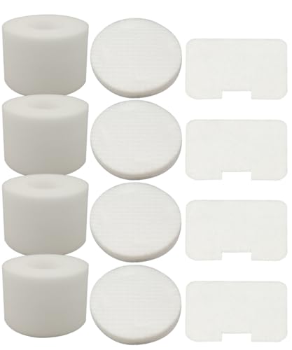 Dttery 4 Pack Filters Kit Replacement for Shark Navigator Deluxe Upright Vacuum NV42, NV44, NV...