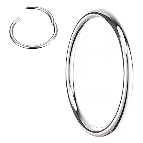 Body CAC Titanium Clicker Nose Ring Cover