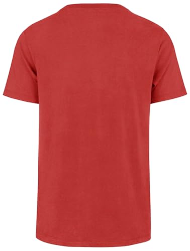 Image of 47 Brand MLB Men's Team Color Distressed Imprint Primary Logo Short Sleeve Baseball T-Shirt