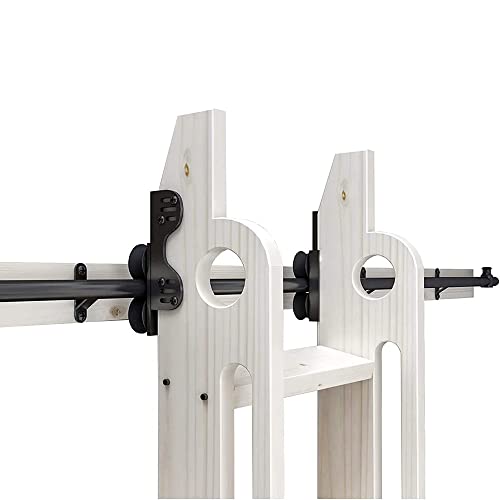 Kit quincaillerie pour échelle rétractable et bibliothèque gain de place 100 cm - 6