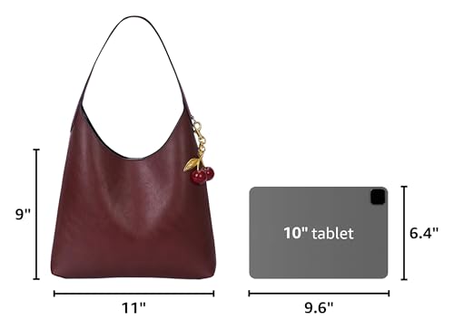 Bolso tipo Hobo de cuero vegano para mujer miniatura 3