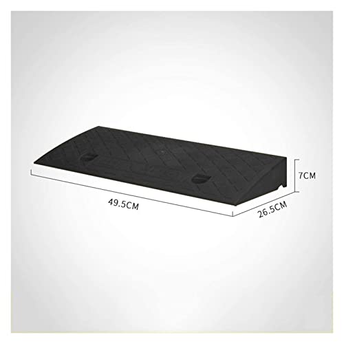 Ramp Safety Ramps, Color Plastic Threshold Ramps Bicycle Scooter Kerb Ramps Accessible Channel Wheelchair Ramps Tamaño: 49.5 * 26.5 * 7CM (Color : Dolphin Waves, Tamaño : 49.5 * 26.5 * 7CM) miniatura 2