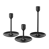kerzenhalter schwarz wand Filzgleiter: EVA-Kunststoff Unbekannt IKEA FULLTALIG Kerzenständer in schwarz; 3er-Set