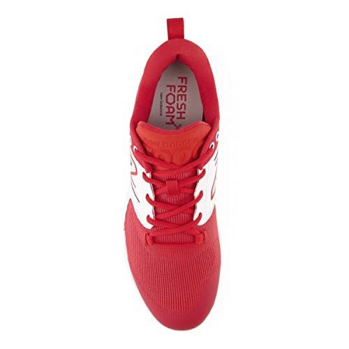 New Balance Men's Fresh Foam X 3000 V6 Metal Baseball Shoe, Red/White, 5 M - image 7