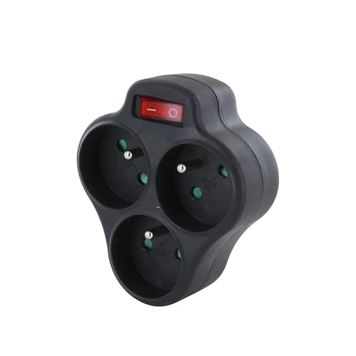 Domino 3x16A CHACON Triangle avec interrupteur - vue 3