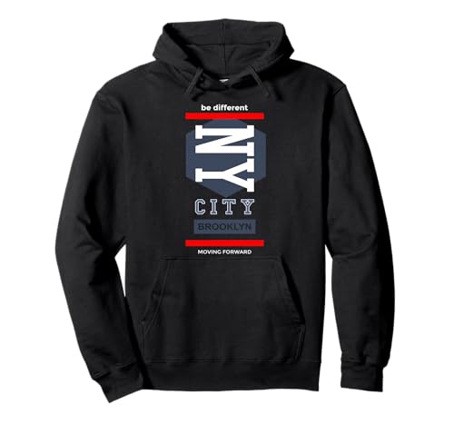 Be Different NY City Brooklyn Moving Forward Sudadera con Capucha