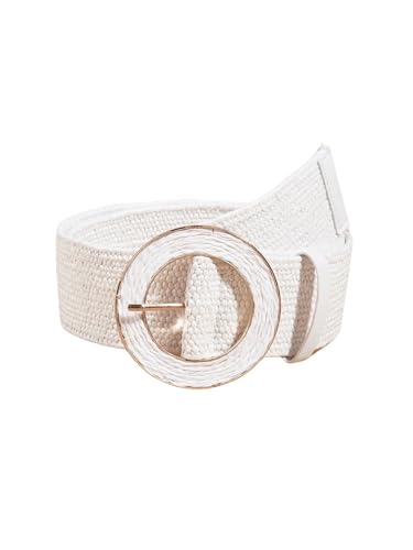 GORGLITTER Women's Stretch Belt Woven Belt Raffia Waist Belt Boho Belts