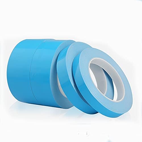 Adhesive Tape-Double Sided Transfer Heat Tape Thermal Conductive Adhesive Tape for PCB/CPU/LED Strip Light Heatsink 5mm/8mm/10mm/12mm/15mm/20m (Length : 25Meters, Width : 50mm)
