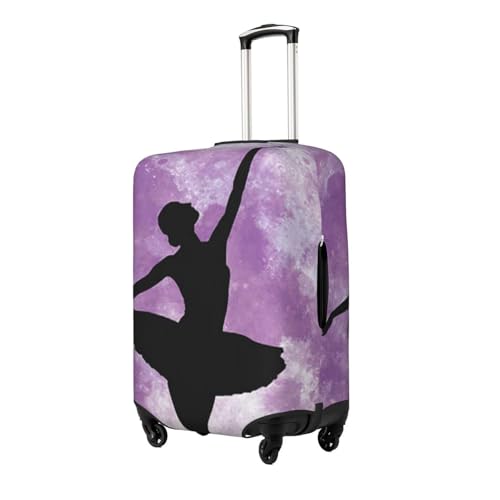 Ballerina Dance Print Luggage Suitcase Covers Elastic Washable Luggage Protector Luggage Covers For Suitcase2