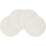 Smaafit Round Placemats for Round Table,Placemats Set of 4,Round Placemats for Christmas,Placemat 15