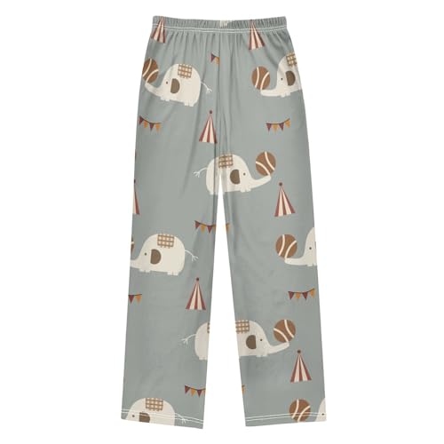 Elephant Play Boys Pants Boys Athletic Pants Long Pant for Boywith Pockets Wide-Leg Size 6-14Y2