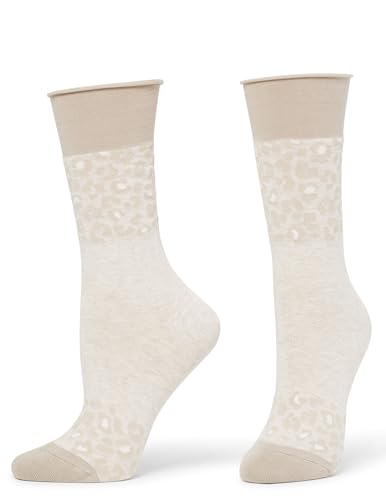 Image of HUE Women's Jeans Sock (Pack of 3), Border Leo Pack, One Size
