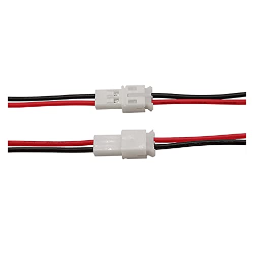 Connecteur JST PH2.0 2 broches adaptateur câble 10cm prise mâle femelle pas 2.0mm bricolage