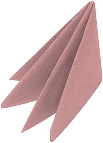 SwantexSugar Pink Napkins 40cm 3ply - Pack of 100 | Disposable Napkins, Party Napkins, Paper Napkins, Dinner Napkins