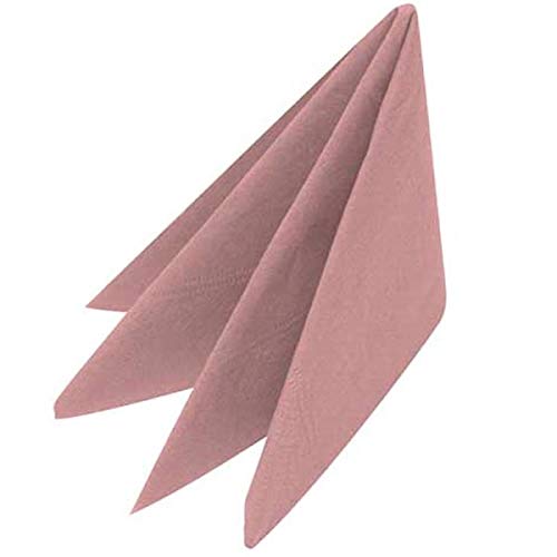 SwantexSugar Pink Napkins 40cm 3ply - Pack of 100 | Disposable Napkins, Party Napkins, Paper Napkins, Dinner Napkins