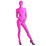 Boodtag Damen und Hrren Second Skin Kostüm Ganzkörperanzug Breathable Catsuit Einteilige Volle Hände in 6 Farben
