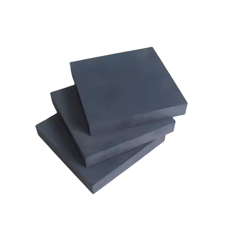 1PCS Boron Carbide Ceramic Sheet 50x50mm for Scientific Research | High Hardness B4C Material for Experiments(50x50x3mm)