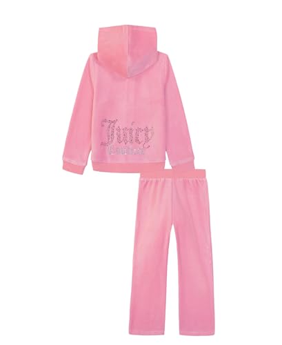 Image of Juicy Couture 2pc Zip Up Velour Jog Set