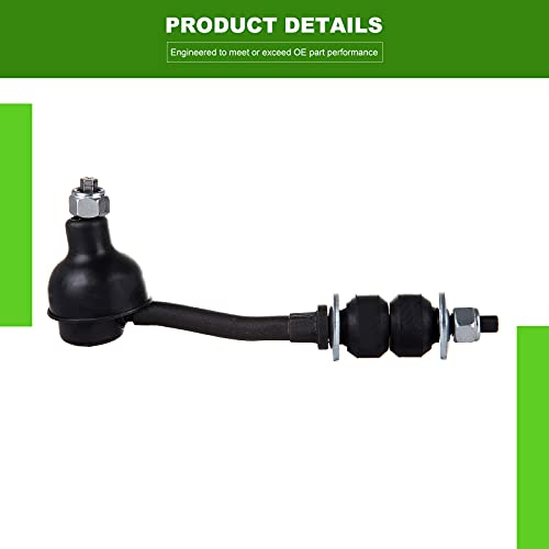 Scitoo 10Pcs 2Wd Front Suspension Kit Inner Tie Rod End Outer Tie Rod End Sway Bar Link Lower Ball Joint Upper Ball Joint Fit 2000-2004 For Dodge Dakota 2000-2003 For Durango #TOP2