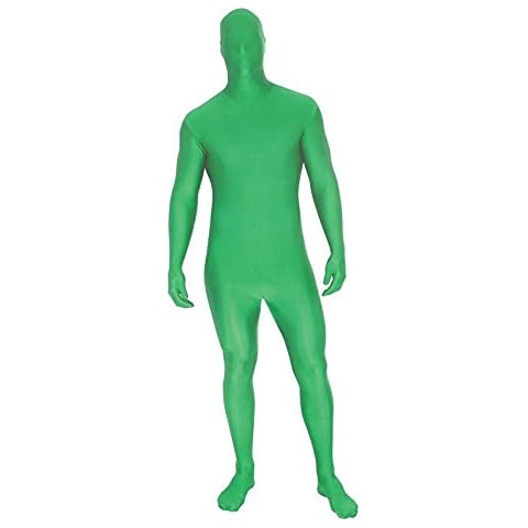 Fotoconic Chromakey Body Suit Green Bodysuit for Photo Video Photography Effect, Spandex Stretch Fit for 155cm to 175cm Height Cover