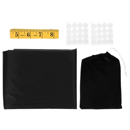 DECOMELODY Cortina Opaca Portátil para Ventana Protección Total contra Luz Incluye Bolsa y Cinta Mágica para Dormitorio Oficina y Viajes Fácil de Cortar y Colocar