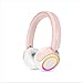 Philips TAK4200 4200-Serie mit kabellosem ohraufliegendem Kopfhörer für Kinder, lautstärkenbegrenzt, Audio-Sharing, 3,5 mm und USB-C-Kabel im Lieferumfang inbegriffen - Pink