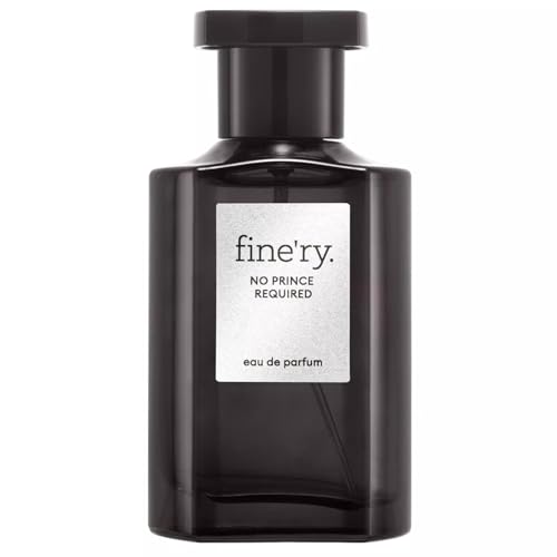 Fine'ry Jasmine Amber Eau de Parfum - No Prince Required Long-Lasting Perfume for Women - Blooming Jasmine, Pink Marshmallow, Amber - Floral Musk Scent, Full Size Hair &amp; Body Fragrance Gift (60mL)