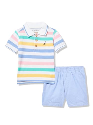 Image of Nautica Boys' 2pc Polo Short Set