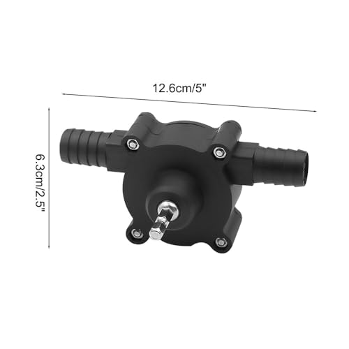 Pompe de transfert auto-amorçante manuelle avec kit de fixation pour évacuation eau
