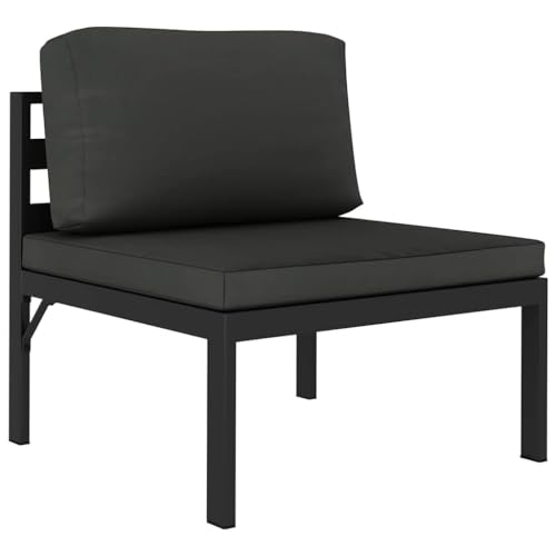 vidaXL Mittelsofa Modular mit Kissen für Innen- und...