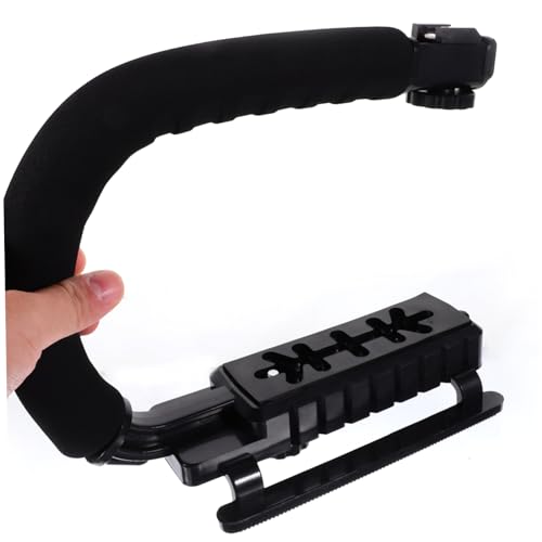Image of TEHAUX Professional Camera Stabilizer with Grip Handle Durable Gimbal for DSLR Camcorder Video Recording Shaped Design for Enhanced Stability Portable Filming Equipment
