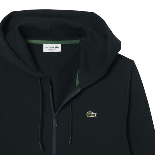 Image of Lacoste Men's Classic Fit Zipped Fleece Sweatshirt