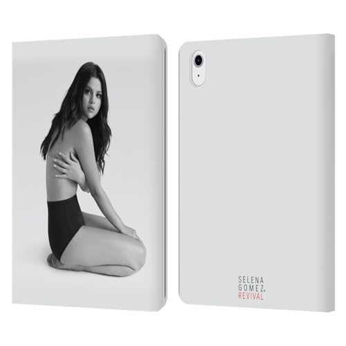 Étui en cuir Selena Gomez pour iPad Air 11 avec fentes cartes et clapet