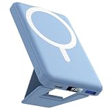 AOGUERBE Power Bank per iphone, 10000mAh per Magsafe Powerbank Magnetico Caricabatterie Portatile Wireless PD 22.5W Ricarica Rapida Batteria Esterna per iPhone 17/15/14/13/12/Mini/Pro/Pro Max