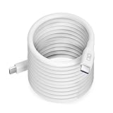 CIO 柔らかいスパイラルシリコンケーブル CtoC (Type-C/USB-C) 急速充電 磁石 マグネット吸着 充電ケーブル PD 240W データ転送 480Mbps 形状記憶 絡まりにくい iPhone 17 / 16 / 15 / Macbook Pro/Air/iPad/ノートパソコン Galaxy Google Pixel Android (アンドロイド) (ホワイト, 2m)