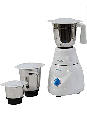 Usha Smash Mixer Grinder (MG-2853) 500-Watt 3 Jars (White)